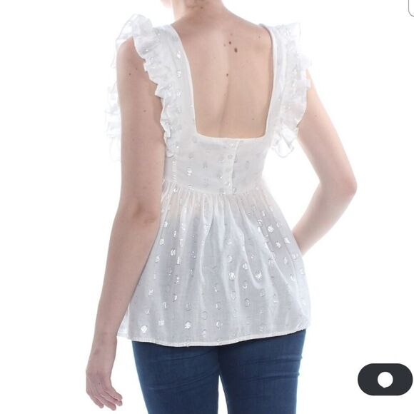 Jachs girlfriend New York polka dot top - Picture 2 of 10